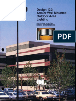 QL Design 123 Arm Mount Area Lighting Brochure 1985