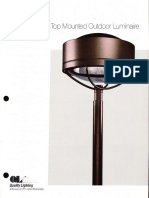 QL Design 130 Post Top Area Lighting Brochure 1988