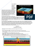 DIVERGENT BOUNDARY (Divergence of Plates) Divergent Boundaries Occur When Two Plates