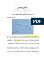 Advanced Engineering Mathematics Prof. Pratima Panigrahi Department of Mathematics Indian Institute of Technology, Kharagpur