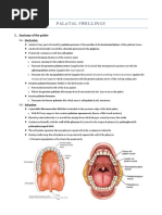 Palatal Swellings: 1. Anatomy of The Palate