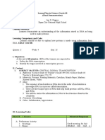 Lesson Plan in Science Grade 10 (Final Demonstration) : C. Ideas