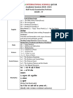 GR 4 - Divided Syllabus For HY Exam - 3255