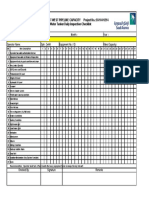 Daily Inspection Checklist For Water Tanker