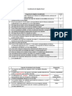 Cuestionario de Algebra Lineal