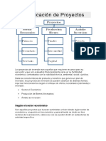 Clasificación de Proyectos