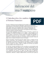 Digitalización Del Sistema Financiero