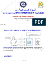 Biomedical Instrumentation: Lecture 4: D/A and A/D Converters