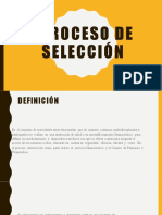 Proceso de Selección