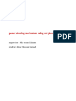 Power Steering Mechanism Using Cut Piece Model: Supervisor: M.R Soran Saleem Student: Shkar Hussain Hamad