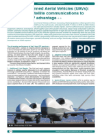 X-Band Unmanned Aerial Vehicles (Uavs) : Optimizing Satellite Communications To Maximize Uav Advantage