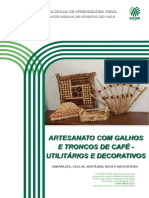 Artesanato Com Galhos e Troncos de Café Utilitários e Decorativos