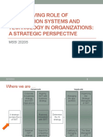 Chp-01 The Evolving Role of IS and Technology in Organizations - A Strategic Perspective