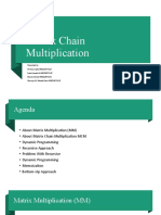 Matrix Chain Multiplication-Final