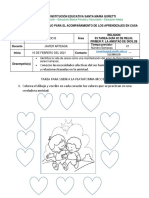 Tarea Guía. N.02 de Religión. Periodo.1. La Amistad. 2B