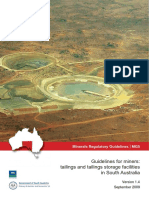 South Australia Guidelines MG05 - Tailings