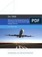 Manual On The Development of A Regulatory Framework For Instrument Flight Procedure Design Service