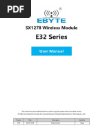 E32 Series: SX1278 Wireless Module