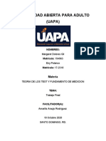 Trabajo Final - Teoria de Los Test y Fundamento de Medicion