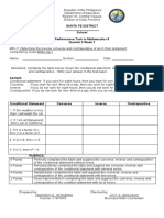 Performance Task Math 8 Week 5 To 8 1