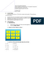 MJ Lesson Plan Grade 9