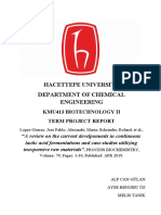 Biotechnology Ii Report