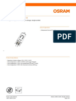 Product Datasheet: Halogen Lamps, Medium/high Voltage, Single-Ended