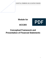 ACC203-Conceptual Framework and Accounting Standards