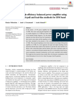 Design of A 10 W High-Efficiency Balanced Power Amplifier Using A Combination of Load-Pull and Load-Line Methods For ISM Band