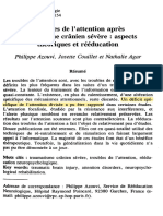 Azouvi Et Al., 1998 Division de Lattention