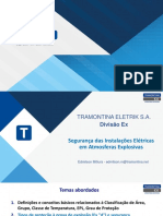 Apresentação de Instalações Elétricas de Instrumentação para Áreas Classificadas - Tramontina