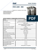 Ficha Tecnica Horno LIDO-960