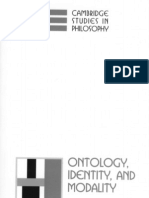 Ontology, Identity, and Modality - 0521791642