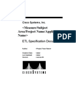 ETL Specification Document