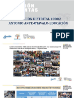 Rendición de Cuentas 2019-Distrito 10D02 Antonio Ante-Otavalo-Educación