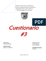 Cuestionario #3