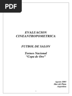 (2003) Córdoba, S., & Cols. - Evaluación Antropométrica en Fútbol de Salón