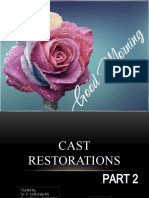 Cast Restorations