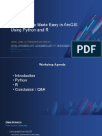 Data Science Made Easy in Arcgis Using Python and R: James Jones, Lu Zhang and Lain Graham and
