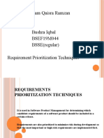 Requirements Prioritization Techniques