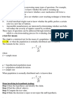 Z-Test For Mean