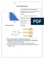 O Level Trigonometry: Pythagoras Theorem