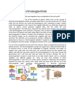 Essay On Electromagnetism