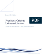 Physician's Guide To Uninsured Services: January 2016 Edition