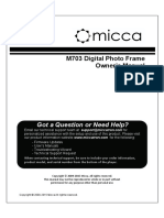 Micca m703 User Manual