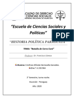 Historia Política Paraguaya - Escuela de Ciencias Sociales Y Políticas U.N.A.