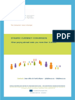 Beuc-X-2017-118 Dynamic Currency Conversion Position Paper