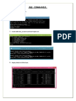 SQL Commands : Create The Database Loans. Use Database Loans