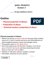 Organic Chemistry: Outline