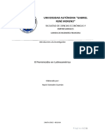 Trabajo Feminicidios en Latinoamerica